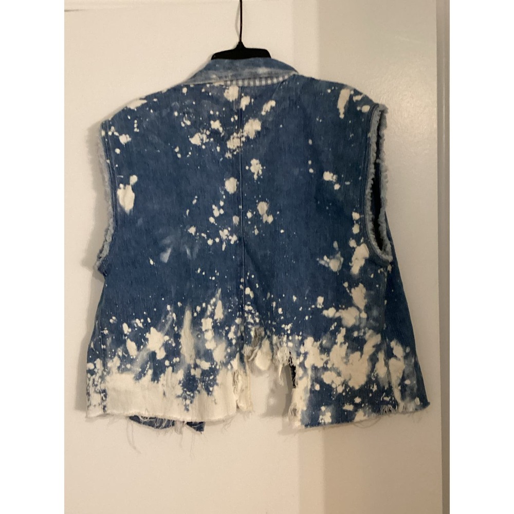Y2K Vintage 90s Bill Blass Deconstructed Vest